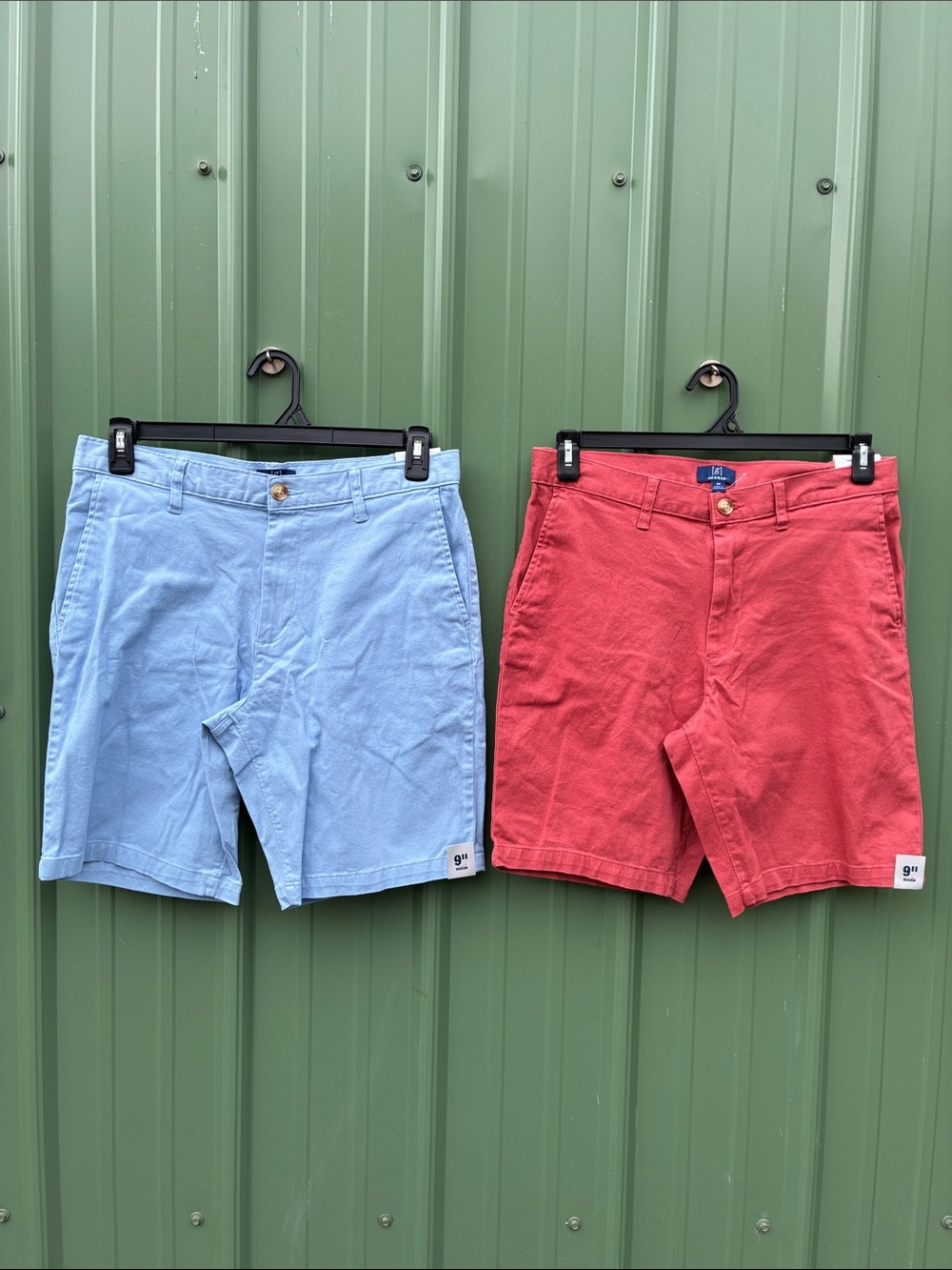 Men’s Modern Fit Flat Front Shorts 2-Pack Size 30
